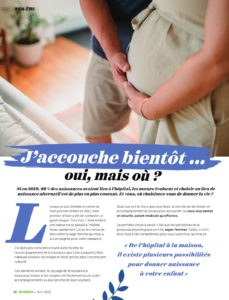 Article autour des lieux de naissance alternatifs