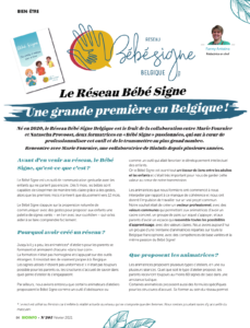 Danse de Vie - Naitre Parents - Marie Fournier- Bio Info - Réseau Bébé Signe Belgique
