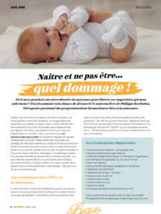 Danse de Vie - Naitre Parents - Marie Fournier- Bio Info - Traumatismes naissance